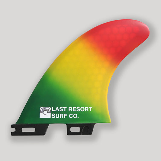 Peak Hex Tri-Fin Red/Green/Gold Click Tab