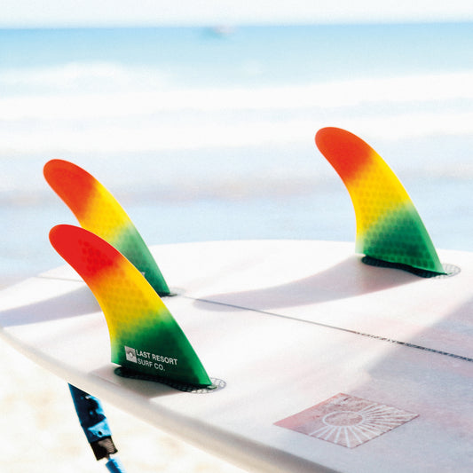 Peak Hex Tri-Fin Red/Green/Gold Click Tab
