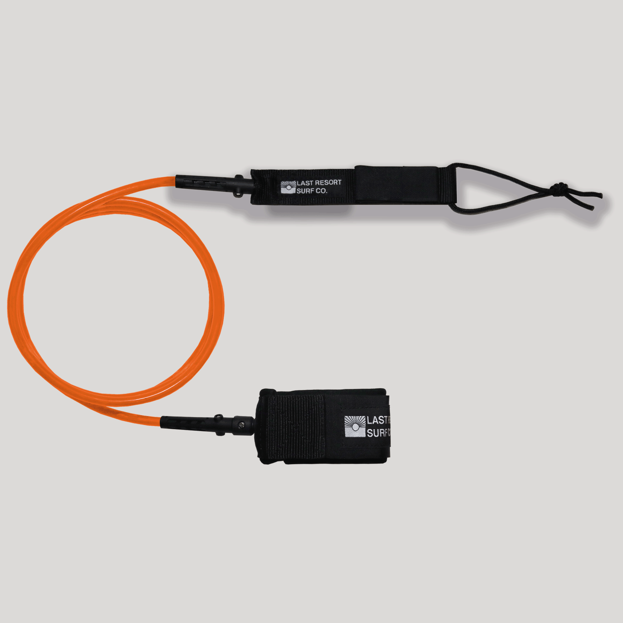 Range 7mm Leash Black 6ft Orange