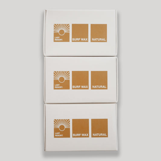 Natural Cold Water Surf Wax - 3 Pack